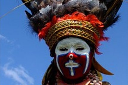 Житель Папуа-Новой Гвинеи.