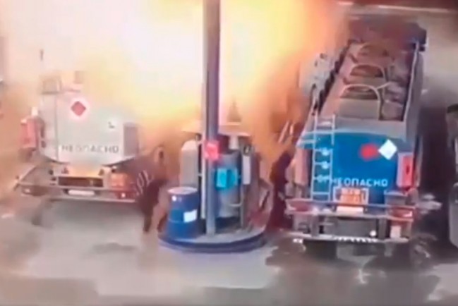 Взрыв на нефтебазе под Челябинском