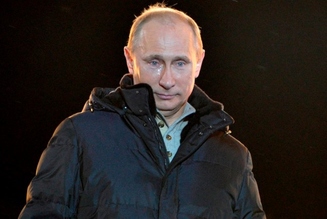Владимир Путин плачет