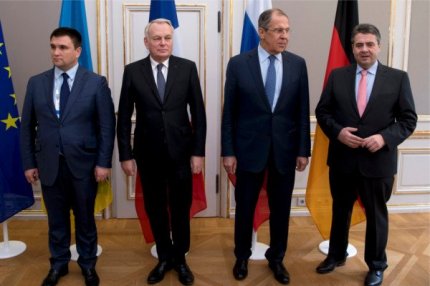 Встреча министров иностранных дел Германии, Франции, России и Украины в Мюнхене.