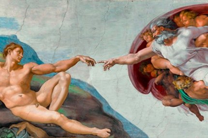 Микеланжело «Сотворение Адама»