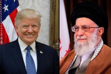 Дональд Трамп и Сейед Али Хосейни Хаменеи