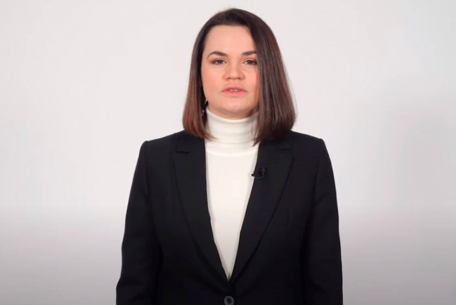 Лидер оппозиции Светлана Тихановская