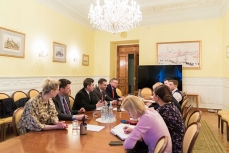 Рабочая встреча по развитию культурного обмена между Россией и Швецией.