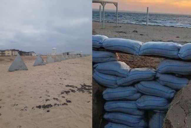 Западный Крым готовится к удару Украины с моря: песчаные пляжи Евпатории превратились в окопы