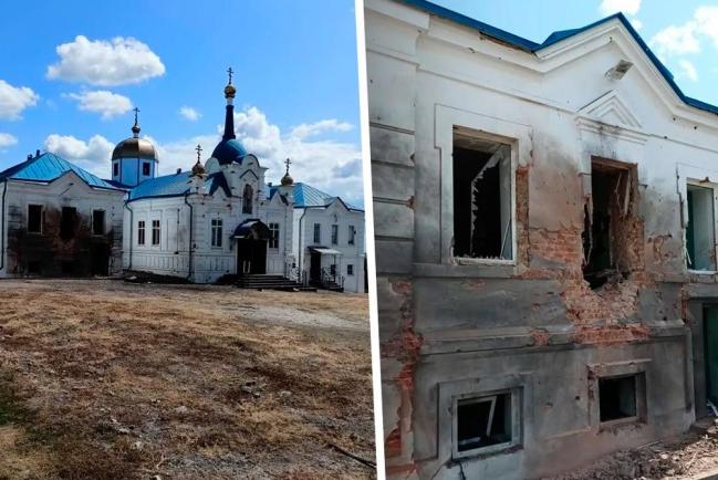 ВСУ сожгли главный собор мужского монастыря у Суджи под Курском