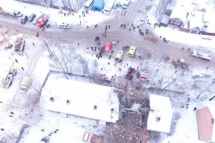 Взрыв газа в доме, Иваново, 7 ноября 2016.