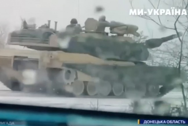 M1A1 Abrams направляются в бой под Авдеевк