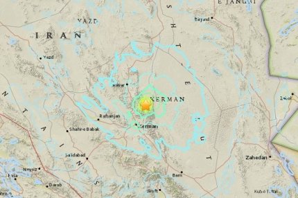 Землетрясение в Иране