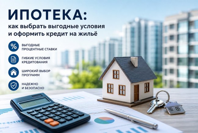 Ипотека: как выбрать выгодные условия и оформить кредит на жильё