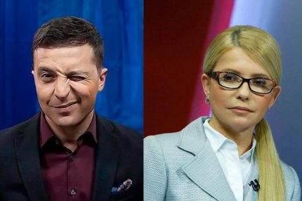 Зеленский и Тимошенко