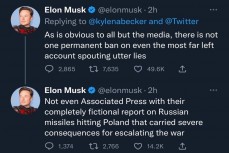 Илон Маск обвинил западные СМИ в распространении лжи об упавших в Польше ракетах