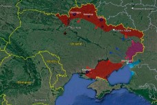 Карта продвижения российских войск на Украине за 26 февраля