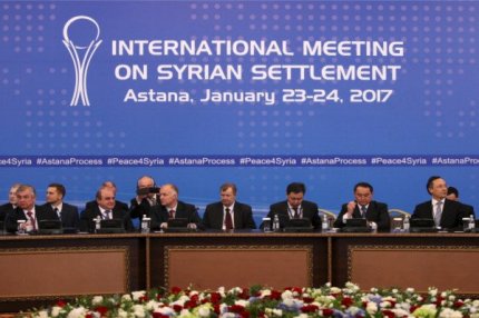 Астана, Казахстан, переговоры по Сирии.