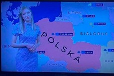 На польском телевидении территорию Западной Украины показали присоединенной к Польше