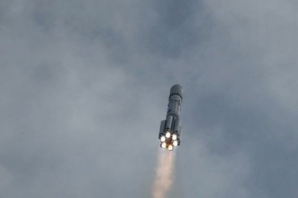 Запуск ракеты-носителя "Протон-М".