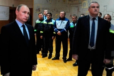 Владимир Путин при запуске первой нитки энергомоста в Крым.