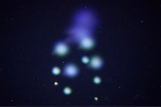 Светящиеся газовые облака в ионосфере Земли, эксперимент NASA 29 июня 2017.
