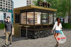 Металлические торговые киоски от производителя ЗиМ