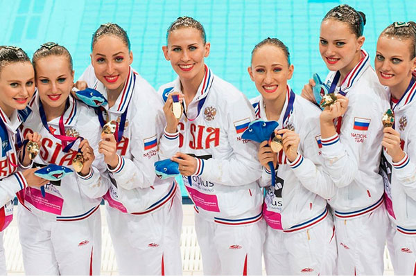 Российские спортсмены выиграли золото.