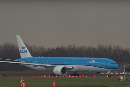 Самолет компании KLM