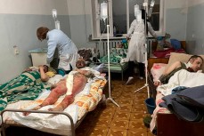 Фото раненых пленных азовцев в одной из больниц ДНР