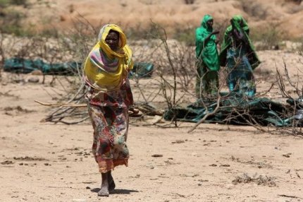 Пострадавшие от засухи в апреле 2016, Эфиопия.