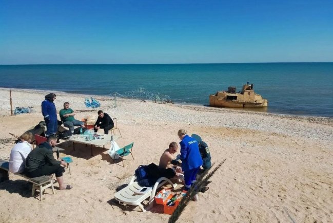 Крушение сухогруза в Азовском море