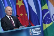 Путин на на саммите БРИКС