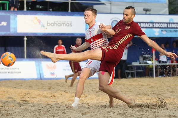 Пляжный футбол в первом этапе Евролиги 2016.