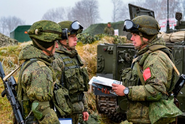 Российские военные на СВО