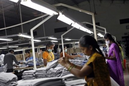 Швейная фабрика в индийском штате Тамил-Наду