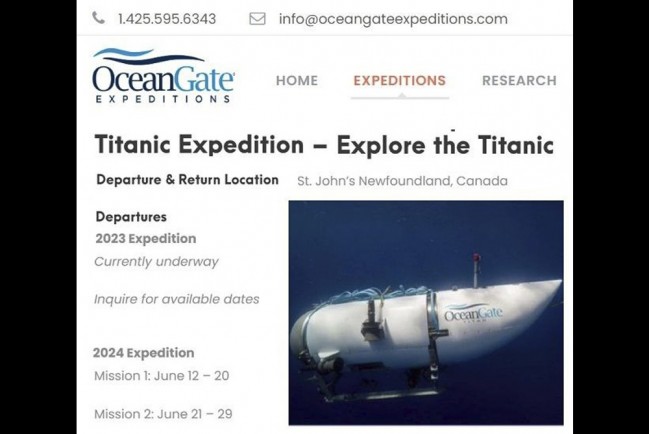 OceanGate несмотря на инцидент с гибелью батискафа «Титан», продолжает захватывающие погружения к «Титанику»