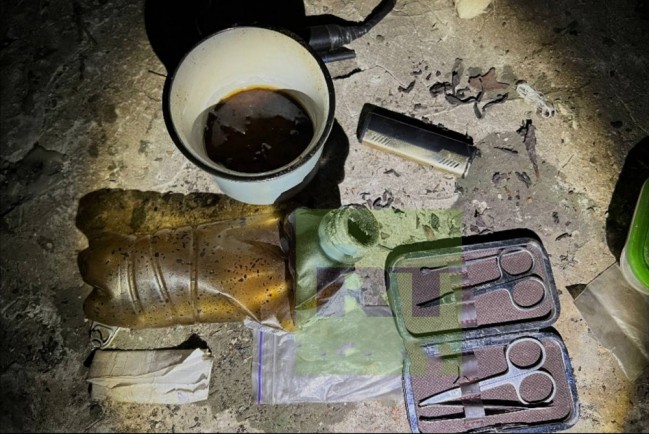 В подземелье «Азовстали» обнаружены приспособления для употребления наркотиков
