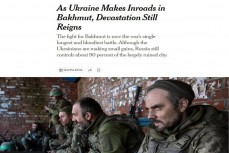 В Бахмуте русские танки превратили жизнь украинских военных в кошмар 