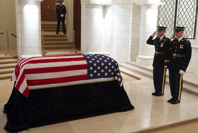 Похороны военного в США