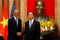 Президент США Барак Обама и   Президент Вьетнама Чан Дай Куанг.