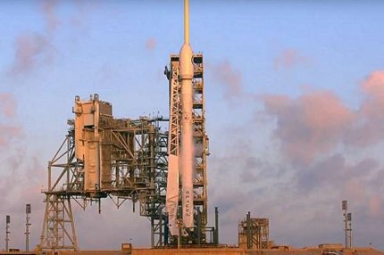 Стартовая площадка ракеты компании SpaceX.