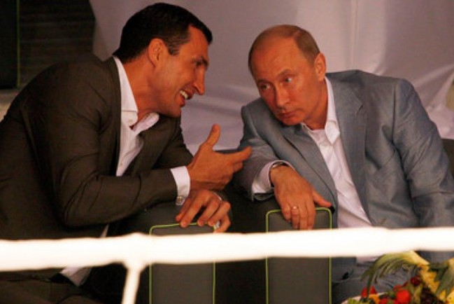 Путин и Кличко