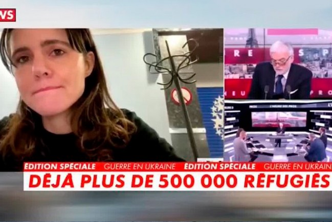Французская журналистка в эфире канала CNews рассказала, как Украина уже восемь лет убивает своих граждан на Донбассе