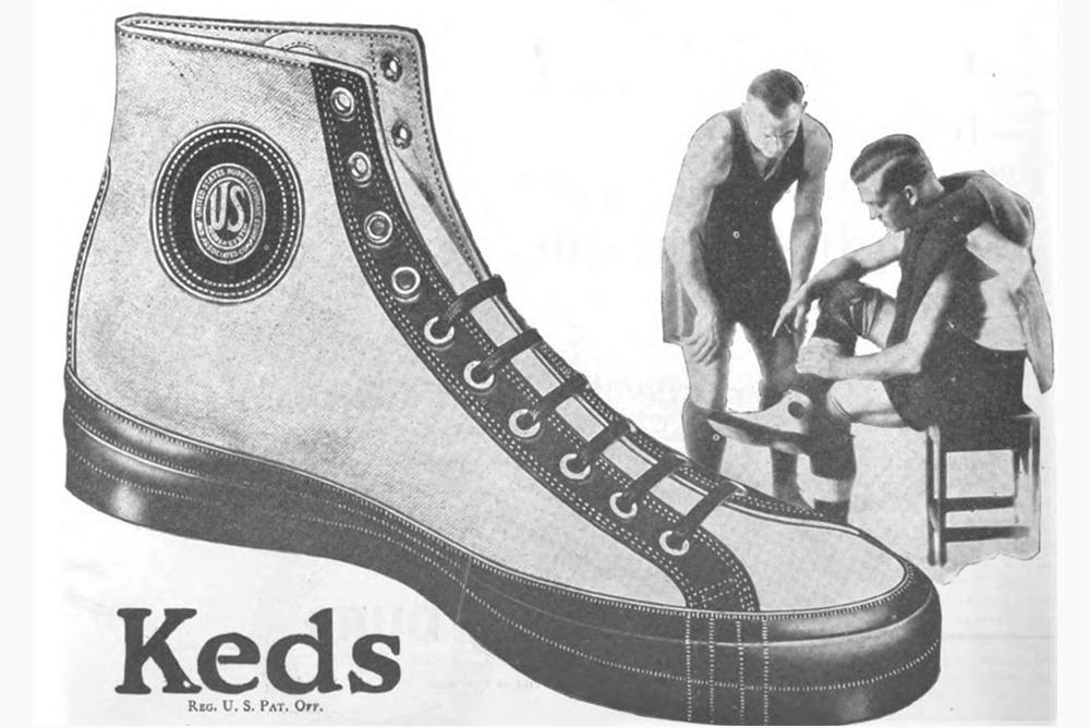 "Кеды" (Keds), созданные американской компанией U.S. Rubber Company в 1916 году