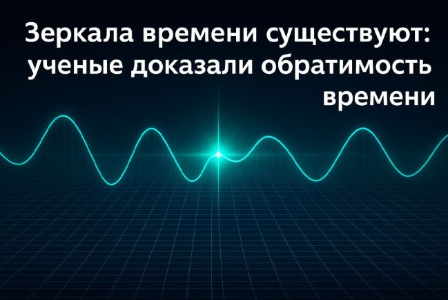 Время можно повернуть вспять
