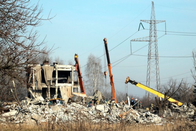 Фото разрушенного ПТУ в Макеевке, по которому нанесли удар ВСУ