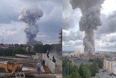 Мощный взрыв на Загорском оптико-механическом заводе в Сергиевом Посаде