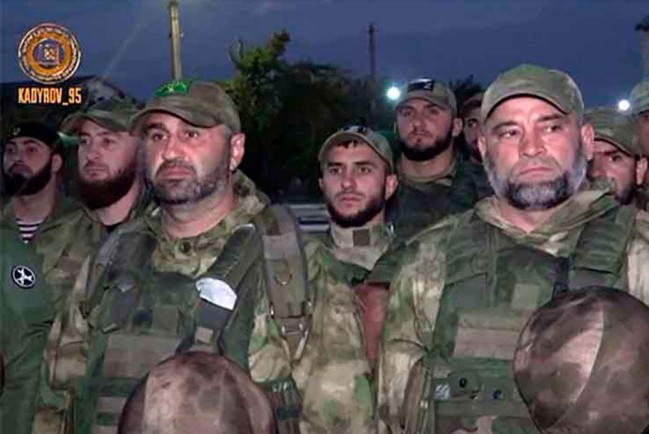 В зону СВО отправились чеченские бойцы 96 полка оперативного назначения СКО ВНГ РФ.
