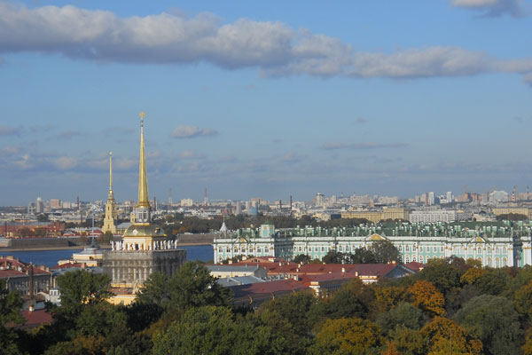 Санкт-Петербург. Вид с Исаакиевского собора.