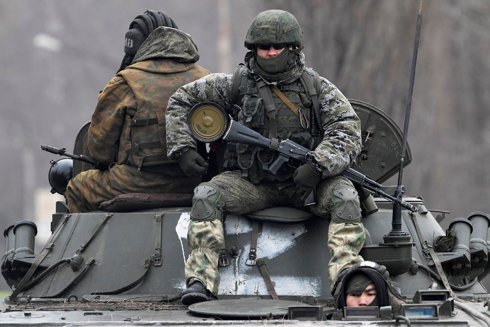 Российские солдаты на СВО