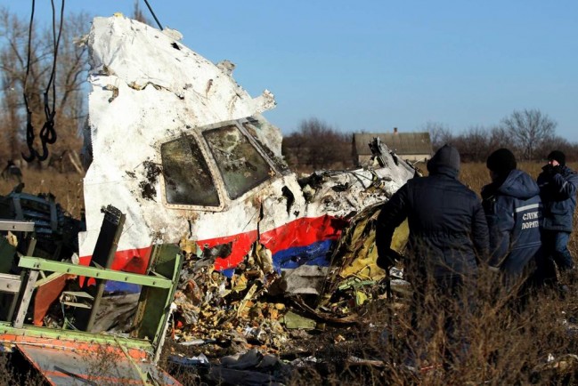 Сбитый малазийский «Боинг» МН17 над Донбассом
