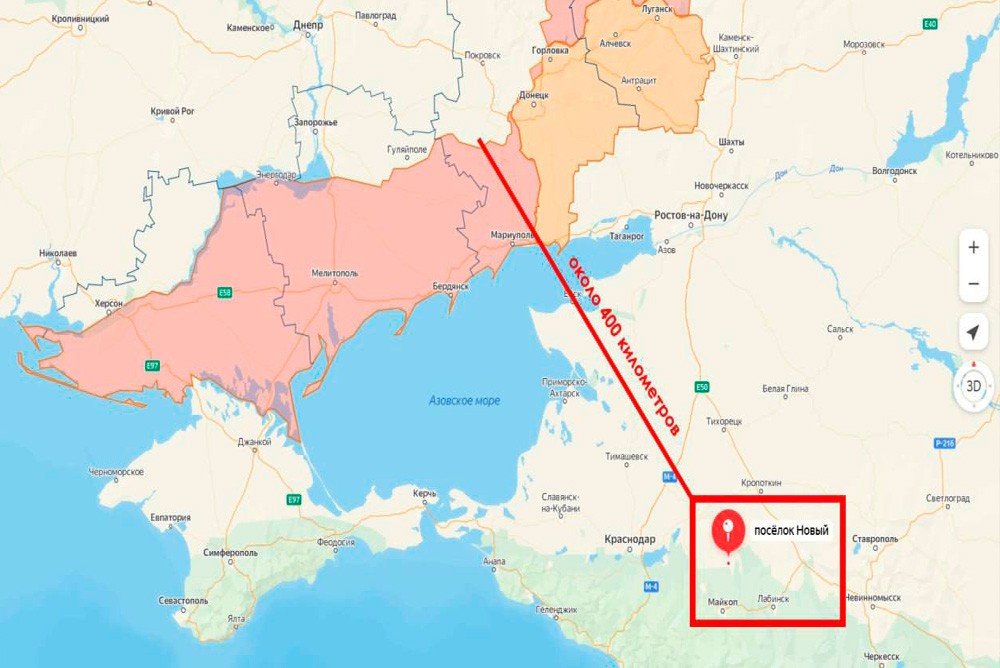 Упавший под адыгейским Майкопом Ту-141 "Стриж" пролетел над территорией РФ минимум 400 километров