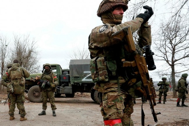 Российские военные в зоне СВО